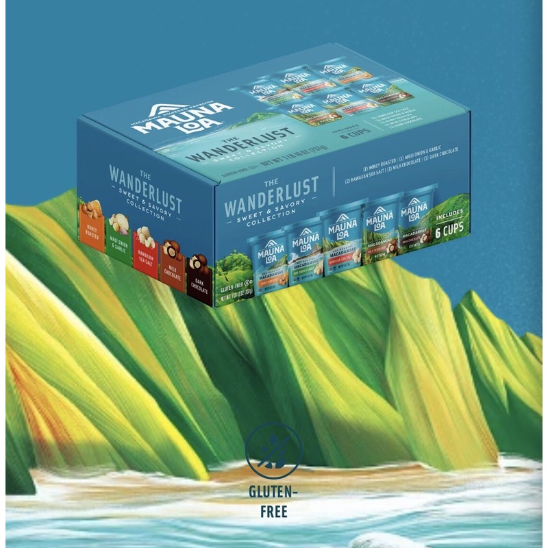 Mauna Loa Mac Nut Wanderlust Collection - Sweet & Savory