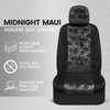 BDK Black Maui Car Seat Covers for Front Seats, 2