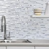 AULIGET 20 Sheets Faux Stone Peel and Stick Backsplash, Light