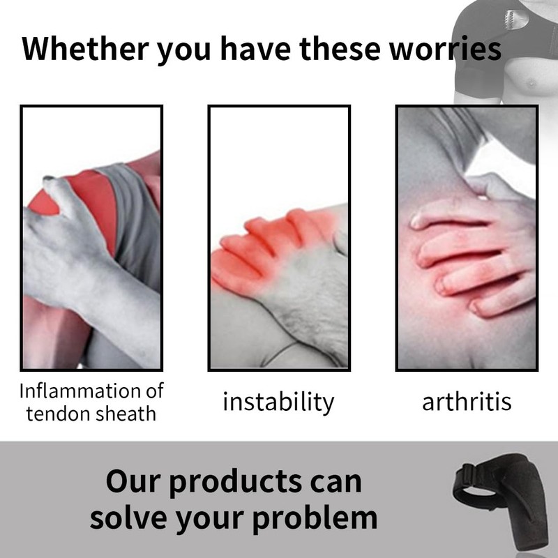 WUMZIRA Shoulder Brace Neoprene Shoulder Support Bandage Adjustable Shoulder Support