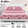 Bedlifes Full Size Sheets Floral Sheets Ultra Soft Rose Flower