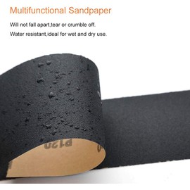 36PCS Sandpaper, Premium Wet Dry Waterproof Sand Paper, 400 to 3000 Assorted Grit Sanding Paper for Wood Furniture Finishing, Metal Sanding and Automotive Polishing(9 x 3.6 Inches)