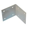 Dock Edge Stationary Dock Corner Plate, Galvanized, 7/16" Holes for