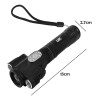 LJK Linterna 3 Focos Tactica 2000 Lm Imantada Luz Led