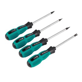 Akozon 4pcs U Fork Type Magnetic Screwdriver CRV Multifunctional Hand Tool Screwdriver Set for Repairing Various Electrical Devices
