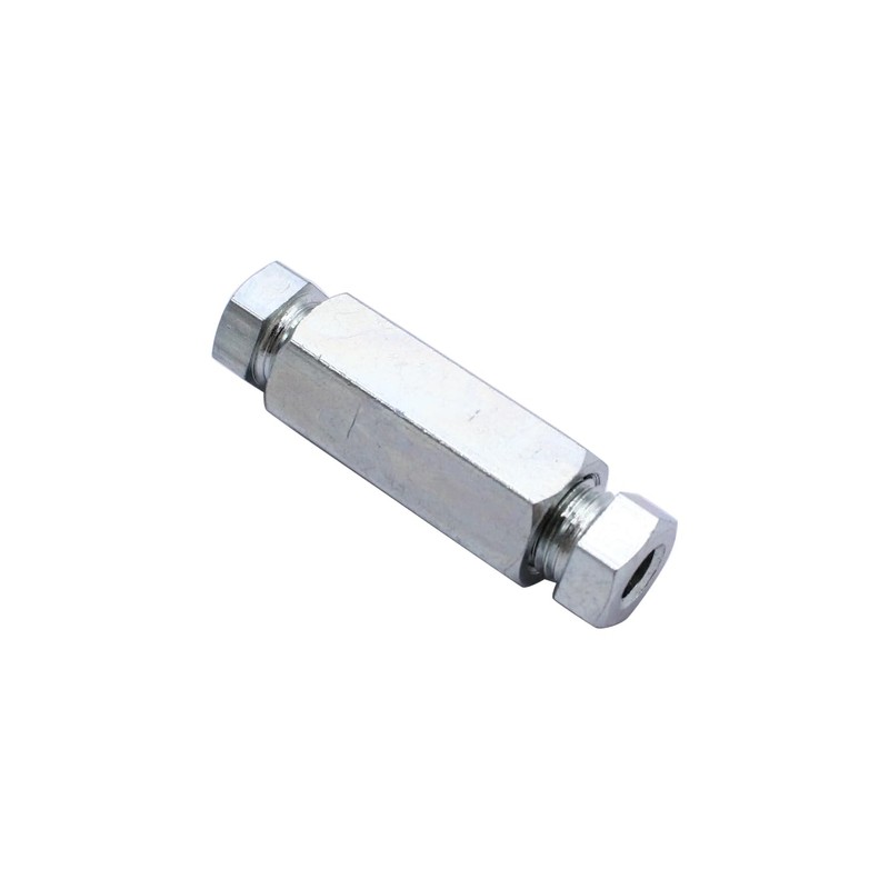 Brake Pipe Connector 3/8" UNF 2 Way 2 x Inline