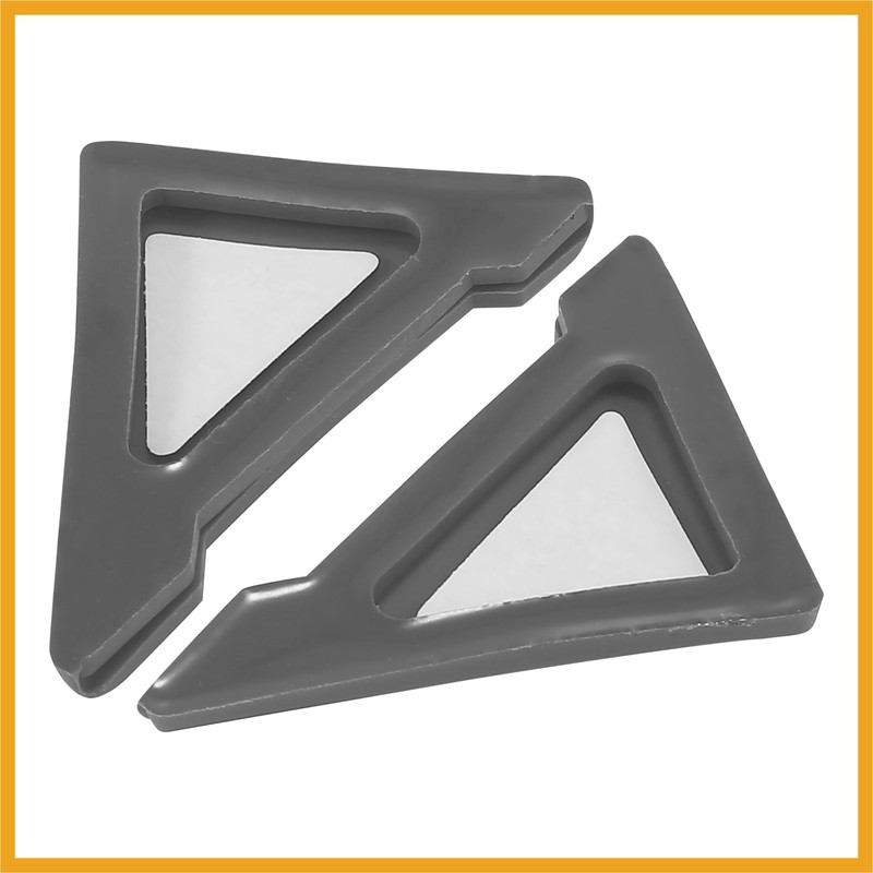 Partuto 2pcs PVC Universal Car Door Corner Edge Guards Bumper