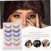 LALAFINA Fake Eyelashes 5pcs Decorative False Eyelashes for Cosplay Makeup
