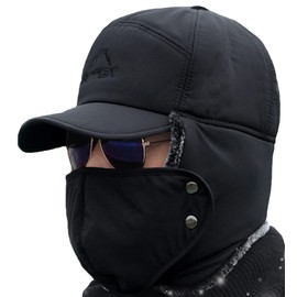 Winter Trapper Hat for Women Men Warm Faux Fur Ski Cap with Windproof Ear Flap Hunting Russian Ushanka Hats