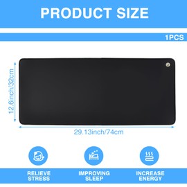 Xumann 32 x 74 cm Grounding Mat Earthing UK with 4.6 m Grounded Cord, Sleep Better