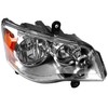 HECASA Pair Headlight Headlamp Chrome Housing Clear Lens Compatible With
