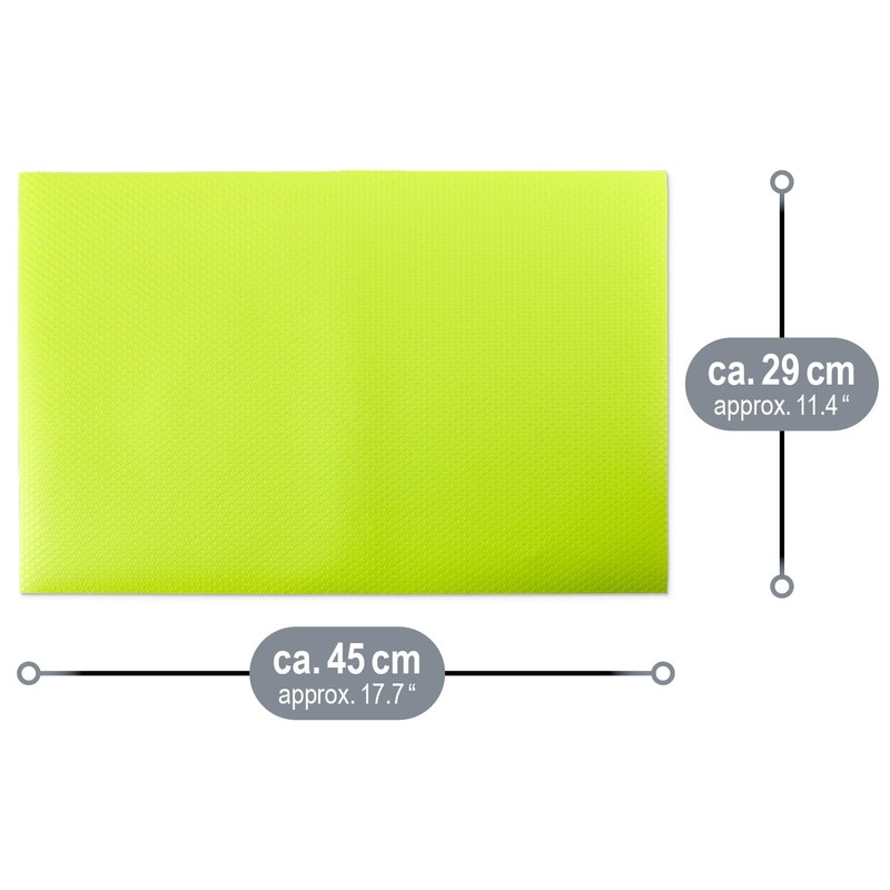 com-four® 8 x Fridge Mats - Antibacterial Non-Slip Mats -