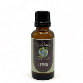 Skylara Essentials Skylara Essentials Organic Lemon Essential Oil for Calming Aroma, Diffuser, Candle Making | Long - Lasting, Housewarming Gifts, Thanksgiving and Christmas C 30ml