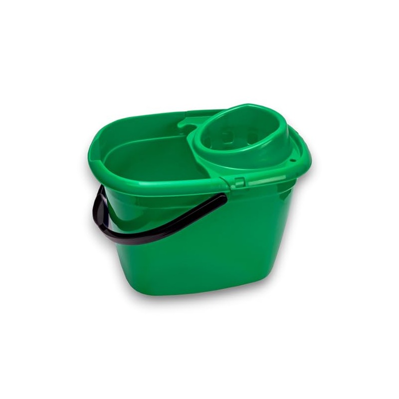 Robert Scott Green Mop Bucket & Wringer - 1x12ltr