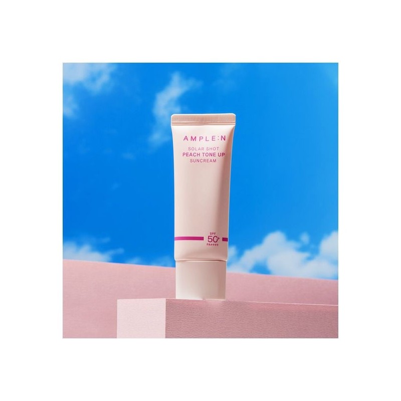 코리아나 [Koreana] [Ampoule N] Solar Shot Peach Tone-Up Sun Cream
