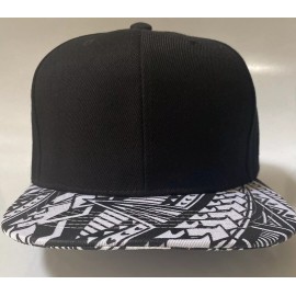 Unbranded Tribal brim snapback hat Hawaiian Hawaii Filipino Guam samoa pinoy Polynesian