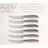 Wolfgang Puck 6 Piece Stainless Steel Steak Knife Set-Black-NEW IN