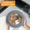 Set of 2 Vented Tempered Glass Universal Lid for Pot