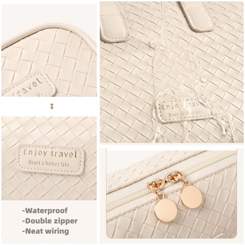 COENVYLIV Large Capacity Travel Makeup Bag for Women Waterproof Cosmetic