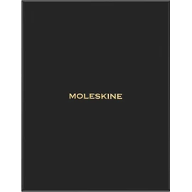 Moleskine Precious & Ethical Notebook, with Gift Box, Vegan Soft Cover Python-Effect, Elastic Closure, XL Format 19x25 cm, Colour Black