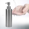350ml Soap Dispenser Stainless Steel Liquid Soap Pump Dispenser Refill