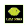 CafePress Funny Lime Valentine Small Die Cut Sticker, 3"x4" Glossy