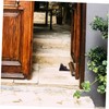 STOBOK Metal Door Wedge Stopper Cast Iron Door Stop for