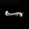 Set of 2 Paisley Clip 42 x 13 in White