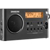 SANGEAN SG-106 AM/FM Compact Digital Tuning Portable Receiver (Black)