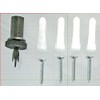 Wakai Plaster Board Screw Kit with Clear Anchors, 4 Sets,