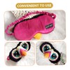Gatuida Cute Cartoon Eye Mask Plush Sleep Mask for Sleepovers