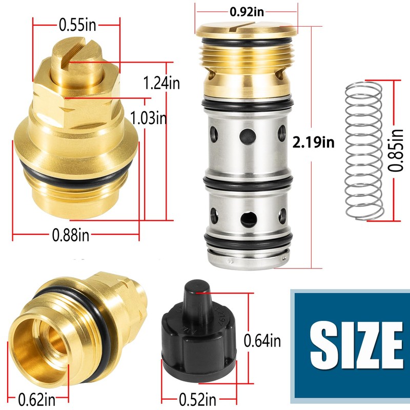 Yoursme 1423 Balancing Spool 132343 & 12318 Stop-Check Valve Kit