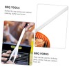 Mipcase 304 Stainless Steel Barbecue Forks 2-Piece Set for Grilling