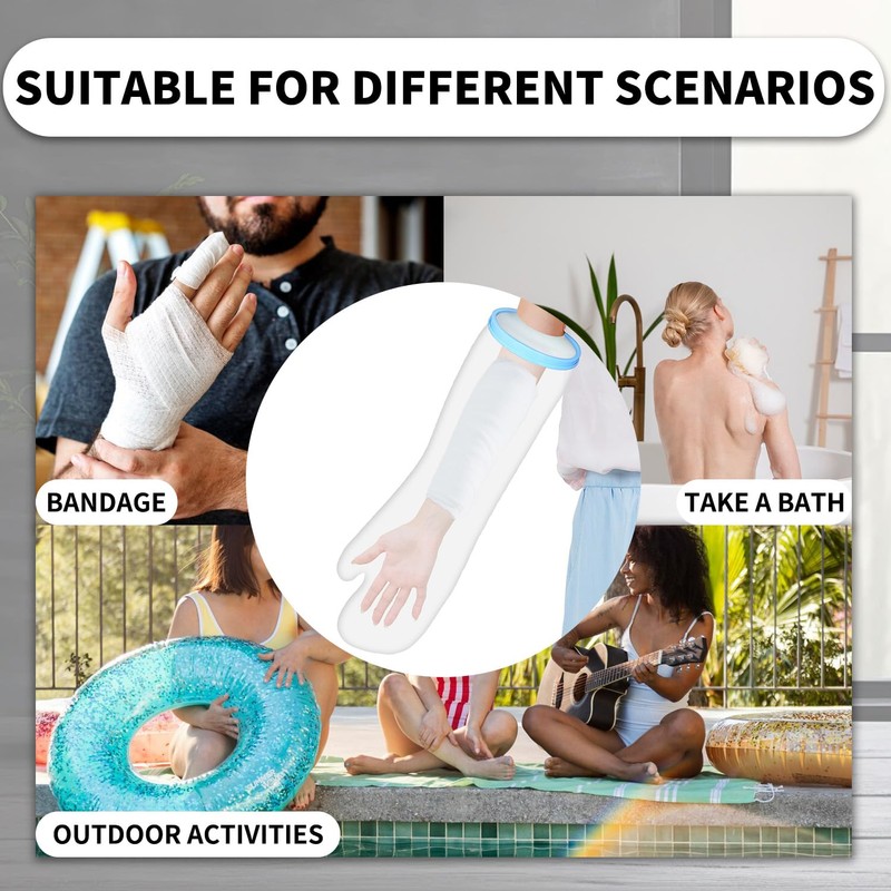 KEEFITT Adult Cast Covers for Shower Arm, KT2201 Waterproof Arm