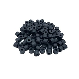 Gun Guy Gear - Holster Spacers - Kydex Chicago Screws 1/2 Inch OD x 3/16 Inch ID (100 Qty) Rubber Washers Flat Washers Rubber Spacer (3/8 (0.375) Inch)