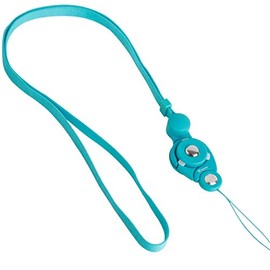 [ハミィ] HandLinker Putto Carabiner ネックストラップ カラビナ (スカイブルー)【ハンドリンカー 落下防止 携帯 スマホ カラビナ おしゃれ かわいい】