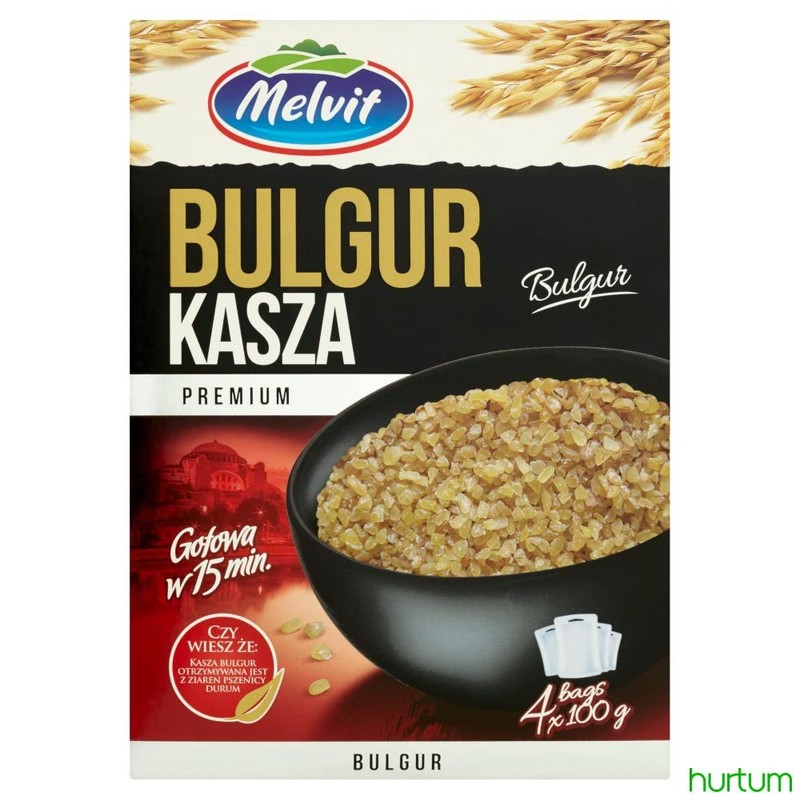 400 G BULGUR PREMIUM MELVIT - BOX OF 6 UNITS