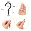RELBRO 1/2 Inch Small Screw Hooks, Mini Metal Twist in