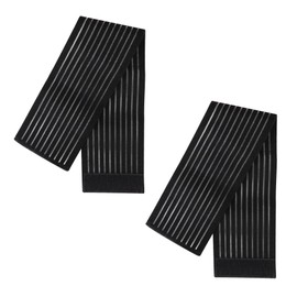 DERAYEE Bandage Supporter, Adjustable Elastic Band, 2 Pieces, 15.7 inches (40 cm), Black, Elbow, Knee, Calf, Ankle, Taping Supporter, Thigh, Flesh Away Knee, Sports, Unisex, Breathable, Stretchy