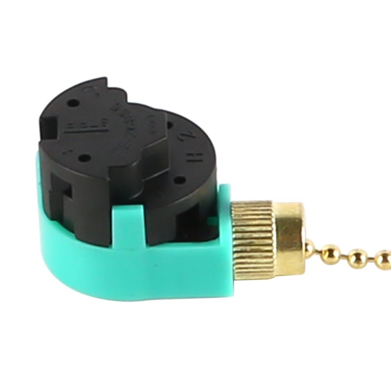 Laroal 2 Pcs Pull Chain Switch 3 Speed 4 Wire