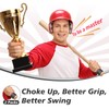 [2 Packs] Professional Baseball Bat Grip Knob Stacker Choke Up