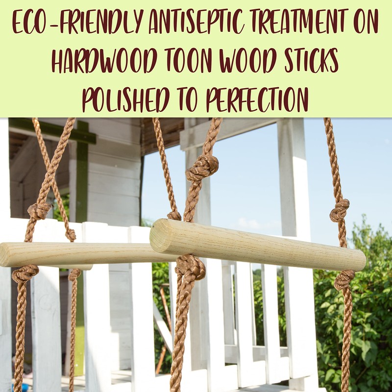 Rickety Bridge Rope Ladder - Ninja Slack line Accessories -