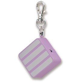 Asuka GE076 V Reflective Glowing Lavender Antibacterial 89dB Loud Security Buzzer Security Goods Elementary School Boys Girls Children Go To School Adults Women Work