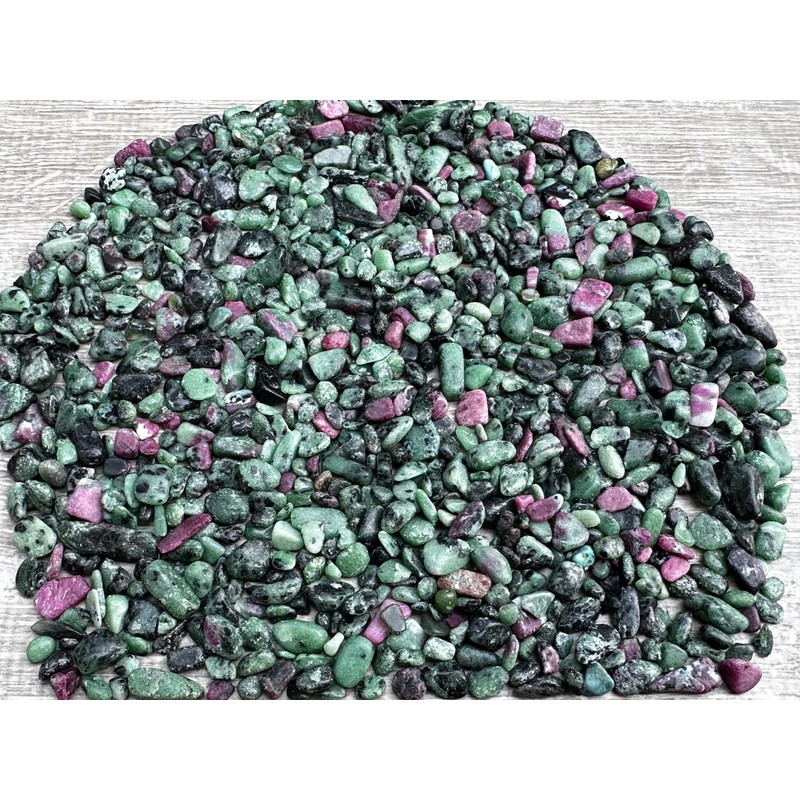 GAF TREASURES Wholesale Natural Semi Tumbled Ruby Zoisite Gemstone Chips,