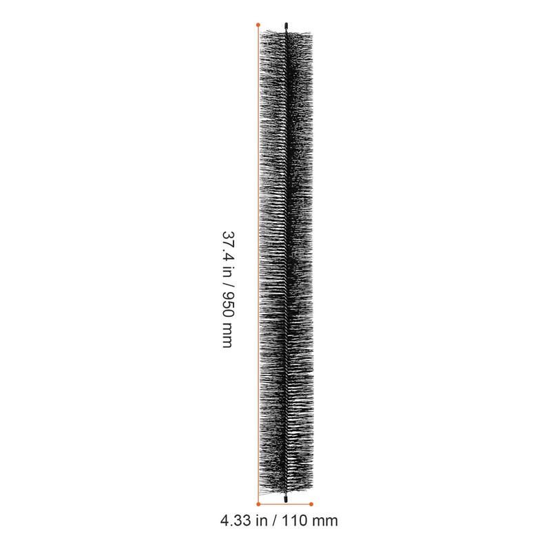 Happybuy 30 Feet Gutter Brush, 4.33" Diameter Gutter Cleaning Tools,
