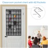 SAVERHO 42 Pocket Classroom Pocket Chart for Cell Phones and