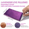 RelaxCoo Lavender Eye Pillow - Weighted Moist Heat Compress