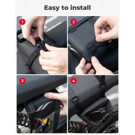 KEMIMOTO Motorcycle Rack Bag Waterproof Luggage Bag Compatible with Surron Talaria Electric Dirt Bike 1.5L