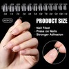 600 Pcs Clear Gel Nail Tips, Soft Gel X Full