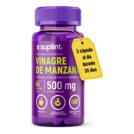 Suplemento De Vinagre De Manzana 1500 Mg 90 Cápsulas Sabor Sin Sabor